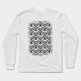 You are watched 2 (Geomteric Eye Pattern) Long Sleeve T-Shirt